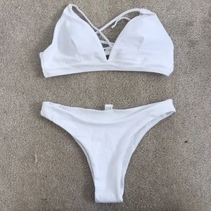 White bikini